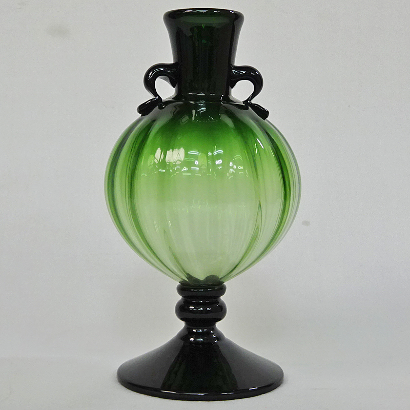 舩木倭帆 双耳 花瓶 硝子 ガラス 舩木倭帆【双耳硝子花瓶】ガラス 花瓶 花生 花入れ フラワーベース