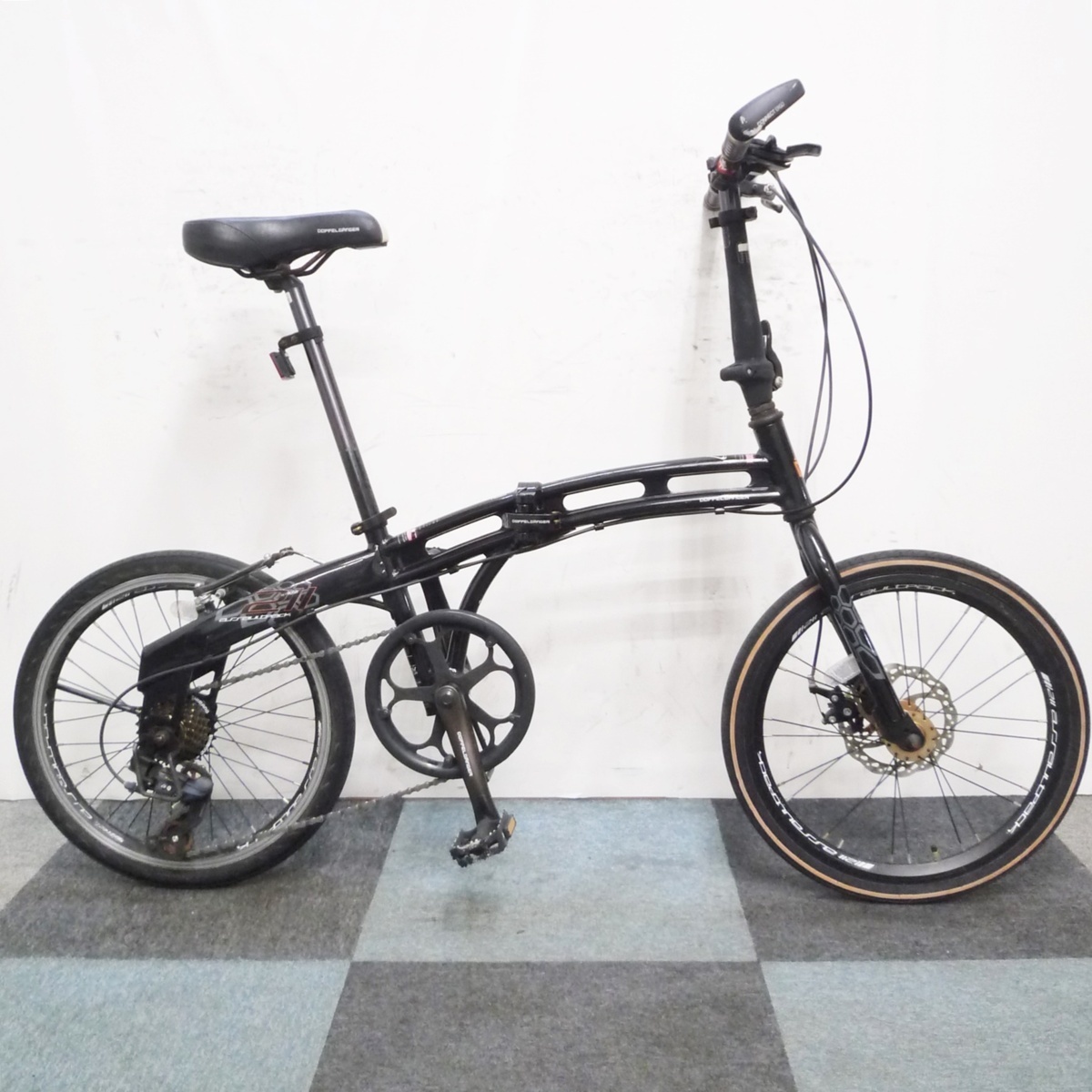折りたたみ自転車 20インチ ドッペルギャンガー 211 7段変速 Fディスク
