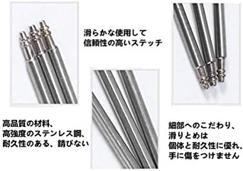 腕時計用 バネ棒 18サイズ セット （8mm~25mm ）+ ピンセット1本 ＋ バネ棒はずし２本 腕時計工具 時計修理 ベル_4