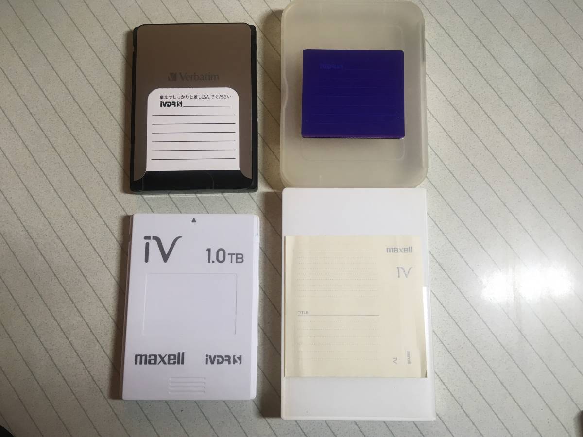 中古品】 iVDR-S規格対応リムーバブル・ハードディスク 1.0TB 2点 