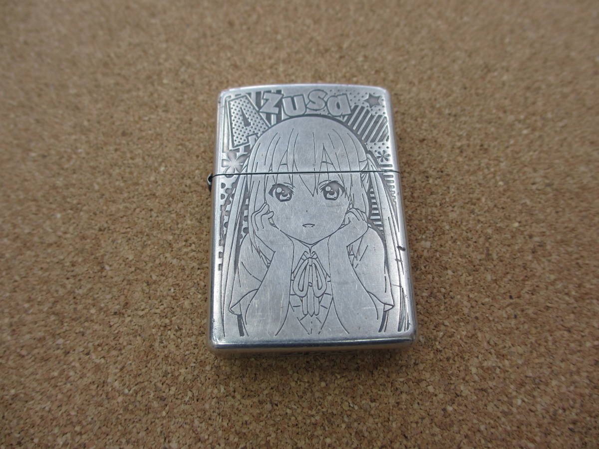 ZIPPO けいおん!! Azusa & Ui オイルライター USED zippo ZIPPO けいおん!! Azusa & Ui オイルライター USED zippo