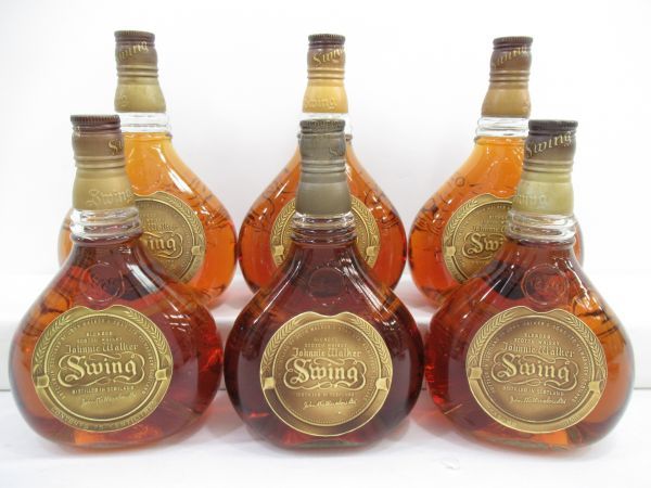 限定SALE，得価 古酒 1円 スタート 6本セット Johnnie Walker ジョニーウォーカー Swing スウィング スコッチ ウイスキー 特級&times;1 未開栓 A39527sG-L(スコッチ)｜売買されたオークション情報、yahooの商品情報をアー スコッチ