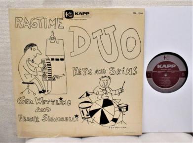 RAGTIME LP Ragtime Duo Keys And Skins US ORIG '55 Kapp Records KL-1005 ...