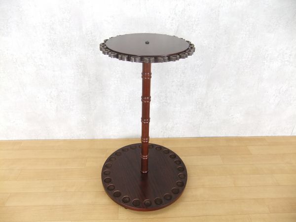 【人気セール，お得】 ロッドスタンド メーカー不明 高さ55cm 直径34.5cm 木製 24本収納可能 釣り具 フィッシング/I1-31355(ロッドスタンド)｜売買されたオークション情報、yahooの商品情報をアーカイブ公開 - オークフ ロッドスタンド