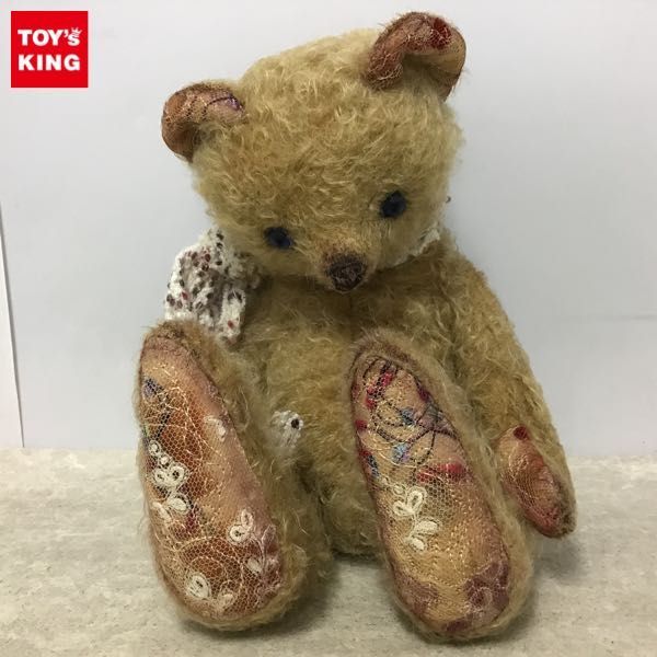ブラウン テディベア 約14cm ドイツ製モヘア ハンドメイド