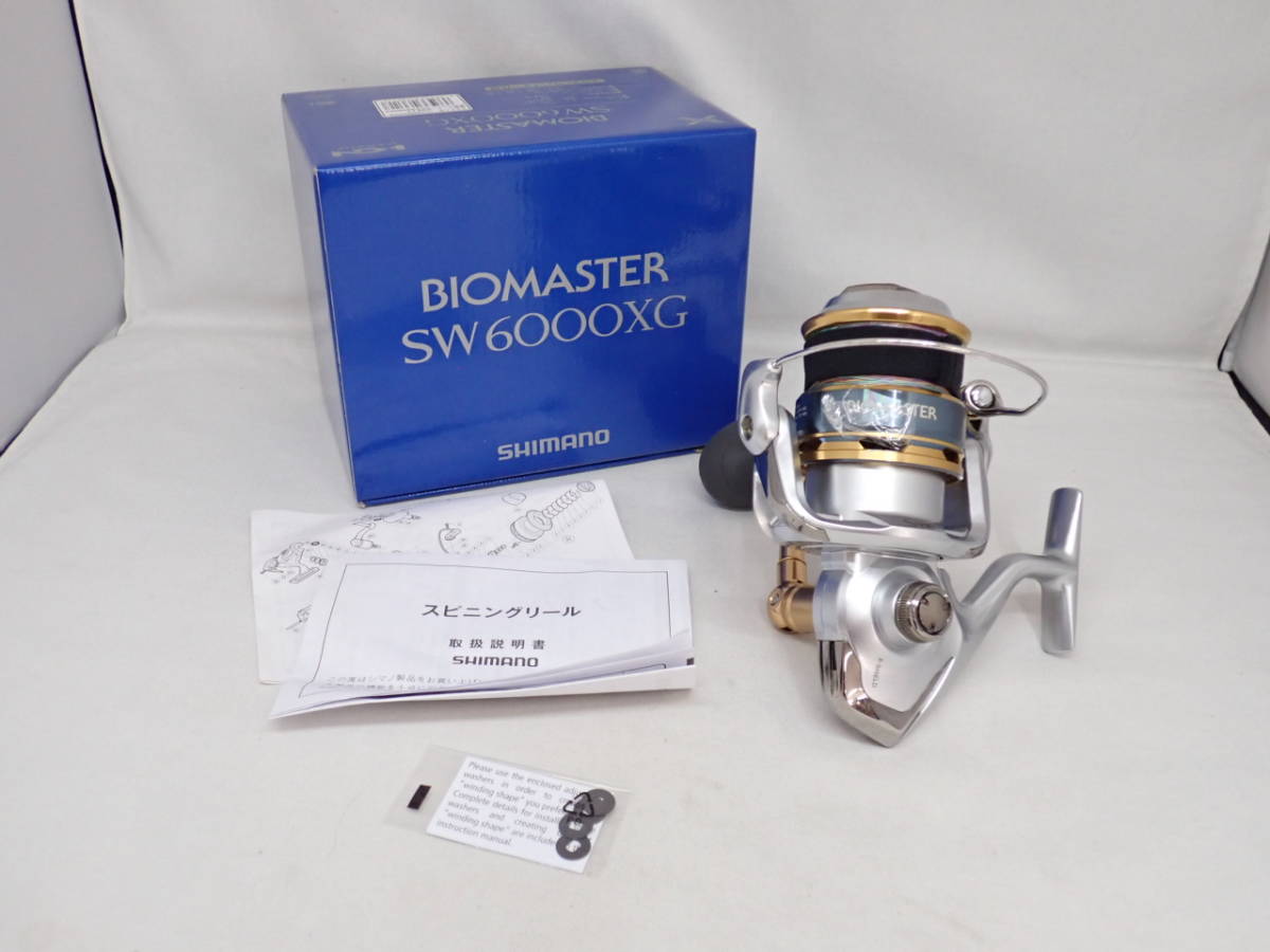 【送料無料，限定SALE】 SHIMANO BAIOMASTER シマノ バイオマスター SW6000XG 箱有 スピニングリール 釣り フィッシング(シマノ)｜売買されたオークション情報、yahooの商品情報をアーカイブ公開 - オークファン シマノ