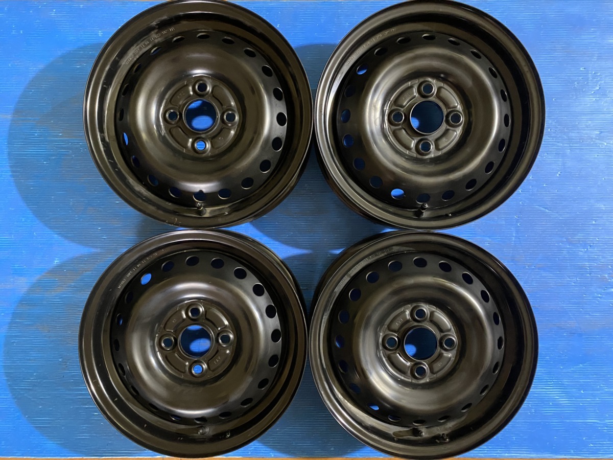 12.【純正品】☆ホンダ N-BOX純正スチール 14×4.5J 100-4H インセット