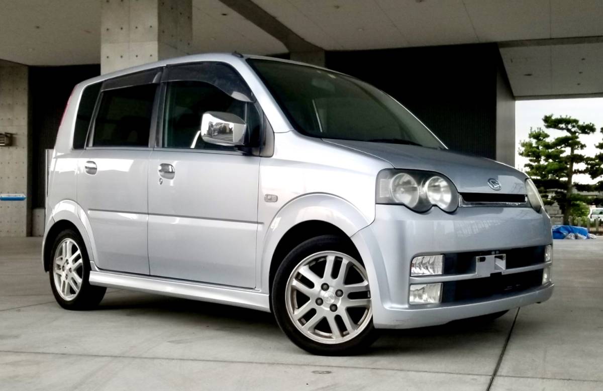 最新作 平成15年 ダイハツ ムーヴ カスタム ターボ車! 機関良好 