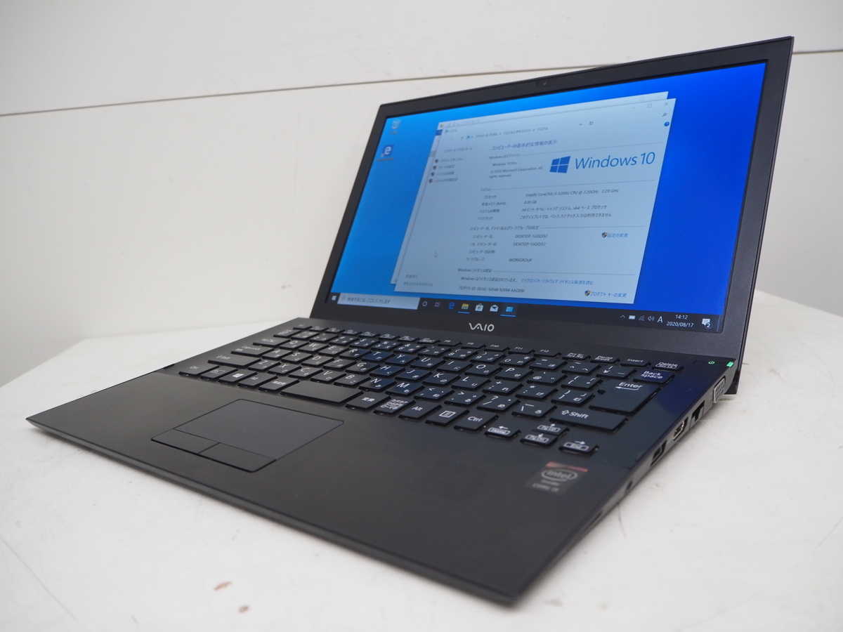 ハード王】SONY VAIO VJP132C11N/Corei5-5200U/4GB/128GBSSD/Windows10