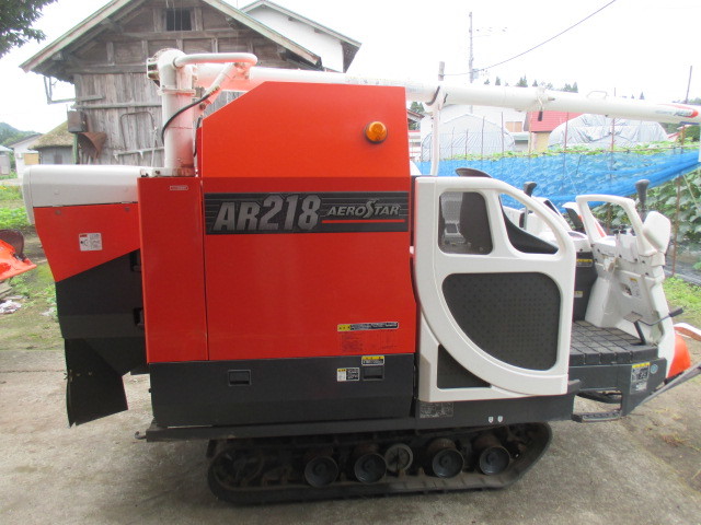 山形県 クボタ 2条刈り コンバイン AR218 エアロスター グレン 