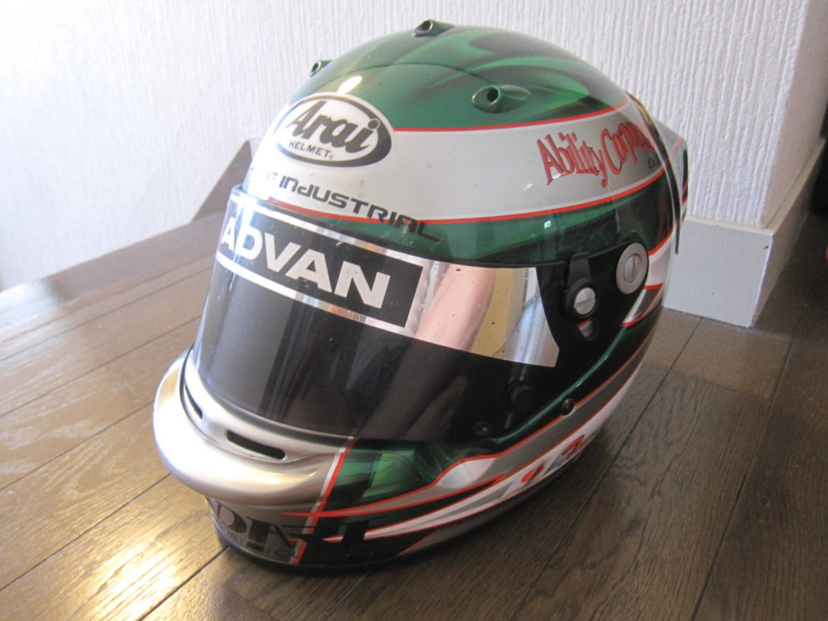 ARAI アライ GP-5 4輪用 冨本好成 選手 実使用？ F4 GP5 GP-5