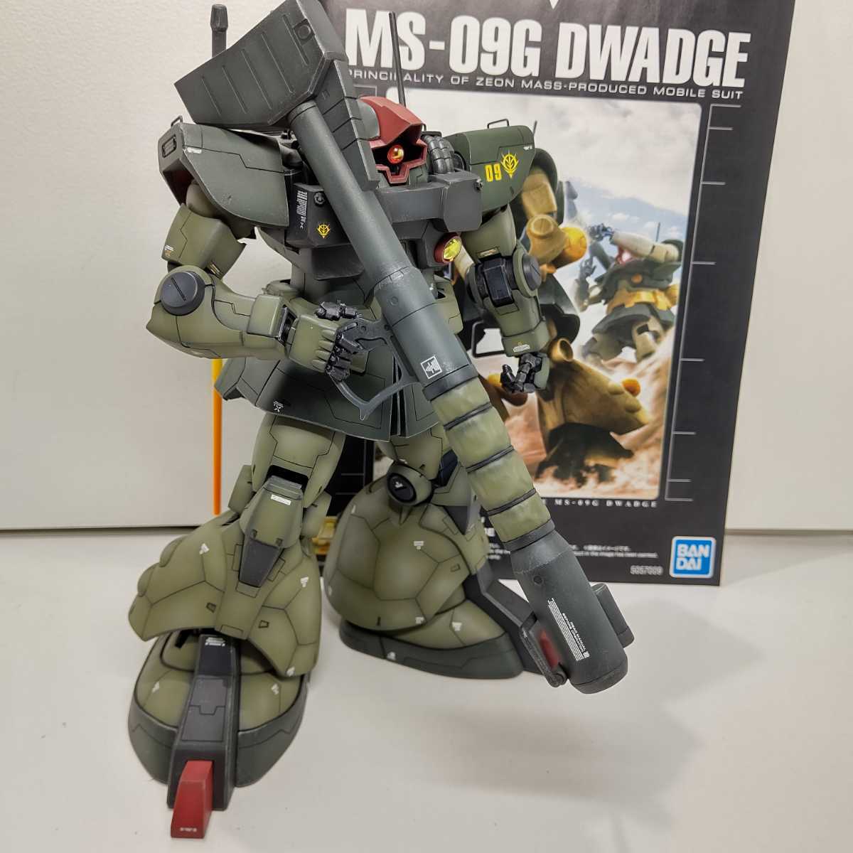 1⁄100 MG MG バンダイ ドワッジ改 MS-09H DWADGE CUSTOM ドワッジ