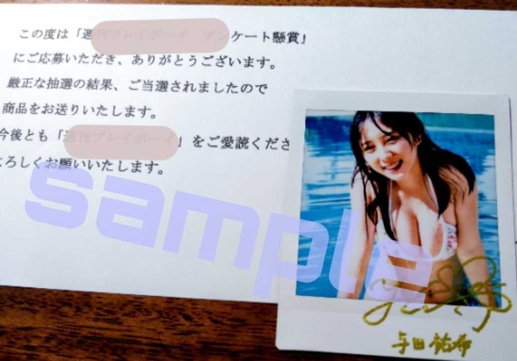 乃木坂46 与田祐希 直筆サイン入りポラロイド写真 当選通知書付 A 