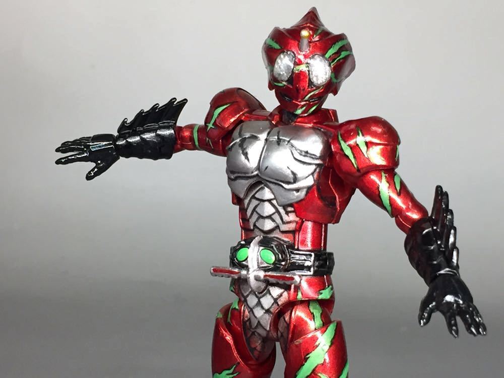 【人気定番，HOT】 改造 リペイント 完成品 SHODO－X 仮面ライダー アマゾン アルファ 2nd season ver. キャンディー塗装 アマゾンズ 掌動 SODO 創動 装動(仮面ライダーアマゾン)｜売買されたオークション情報、yahooの 仮面ライダーアマゾン