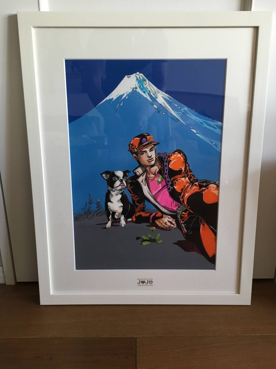 ジョジョの奇妙な冒険　複製原画　ジョジョ展　承太郎　イギー ジョジョ展 複製原画 空条承太郎&イギー ジョジョの奇妙な冒険 【公式