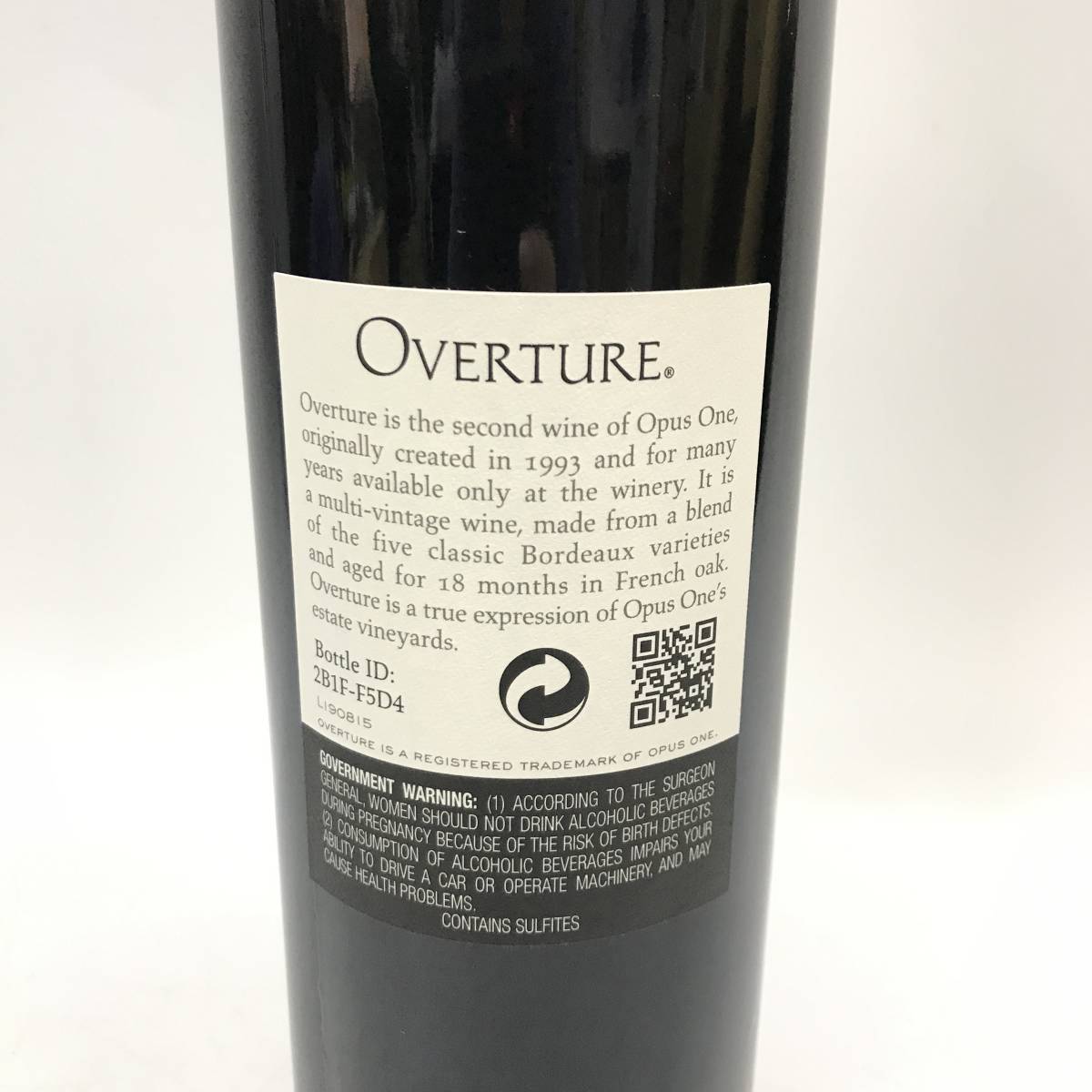 オーバーチュア 750ml 赤ワイン OVERTURE Overture オーヴァチャー 