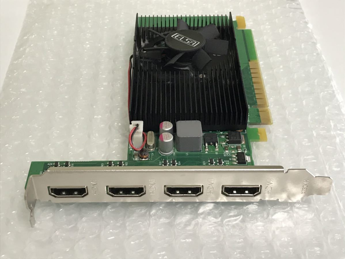  ELSA GEFORCE GT 730 1GB QD HDMI&times;4出力 4画面 マルチディスプレイ(PCI Express)｜売買されたオークション情報、yahooの商品情報をアーカイブ公開 - オークファン PCI Express