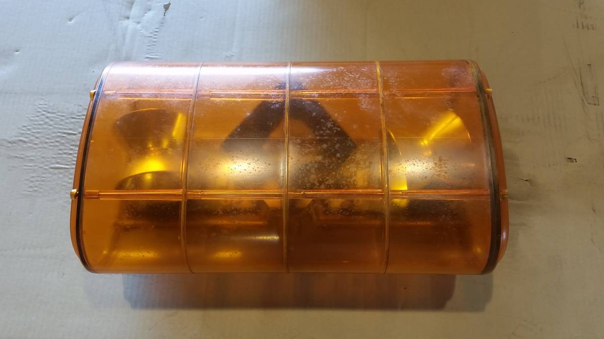 パトライト 回転灯 24v（カラーオレンジ）（車用品 散光式警光燈