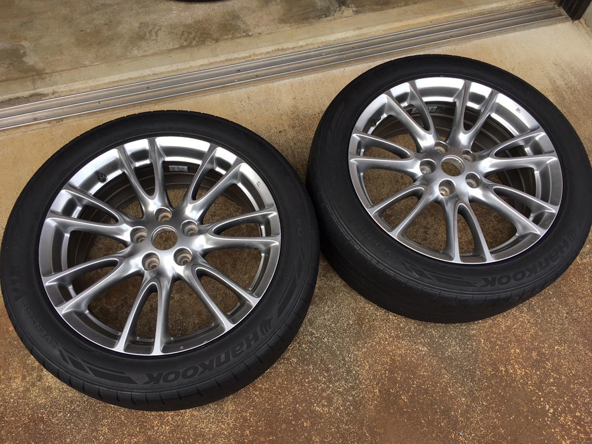 日産V36 スカイライン 純正 フロントホイール 2本セット 18インチ 7.5J 
