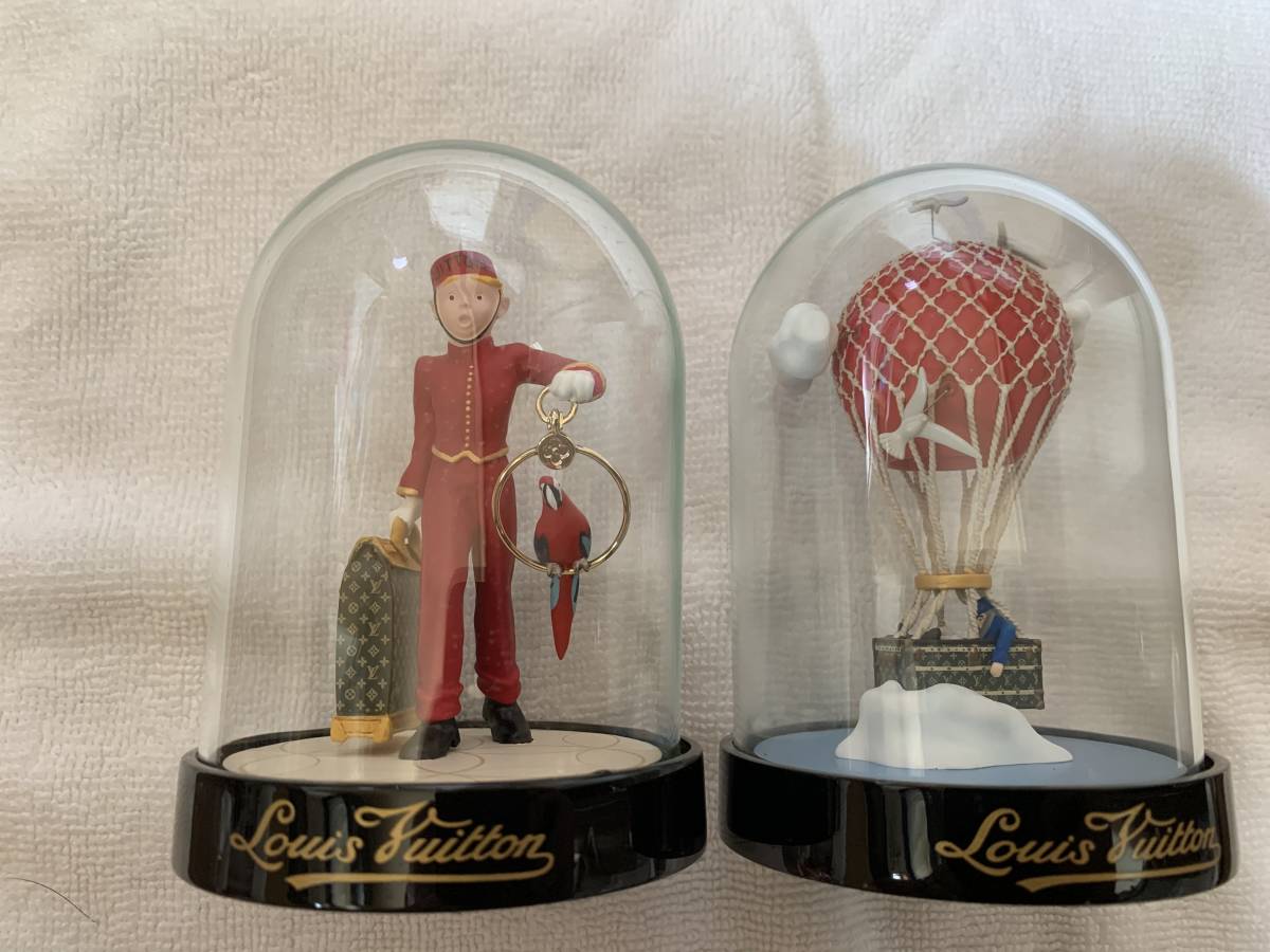 LOUIS VUITTON ガラスドーム ノベルティ 気球 ルイ・ヴィトン ノベルティ ページボーイと気球のガラスドーム