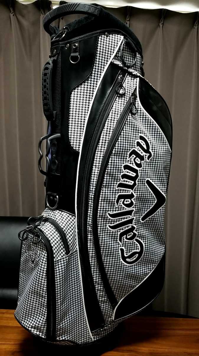 人気SALE，新作 自宅保管 キャロウェイ Callaway 数量限定 キャディバッグ スタンド式 千鳥格子柄(キャロウェイ)｜売買されたオークション情報、yahooの商品情報をアーカイブ公開 - オークファン キャディバッグ