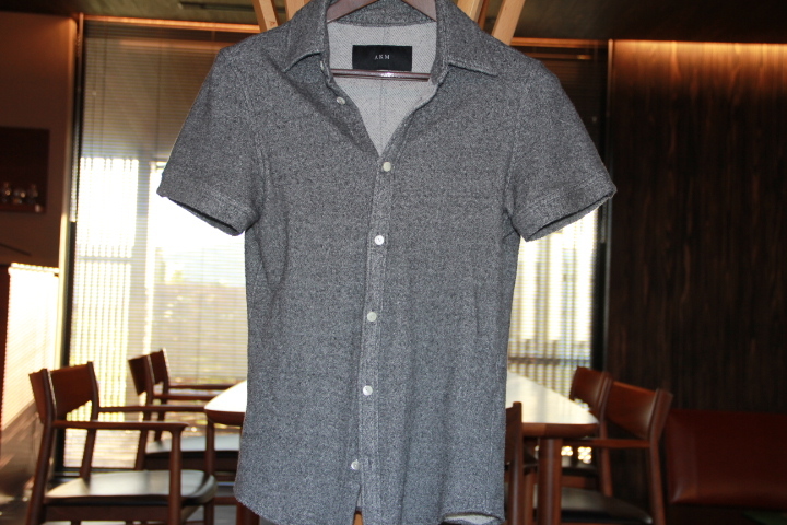 wjk AKM ジュンハシモト STRETCH サイズL SHIRTS 定価3.2万 Lサイズ