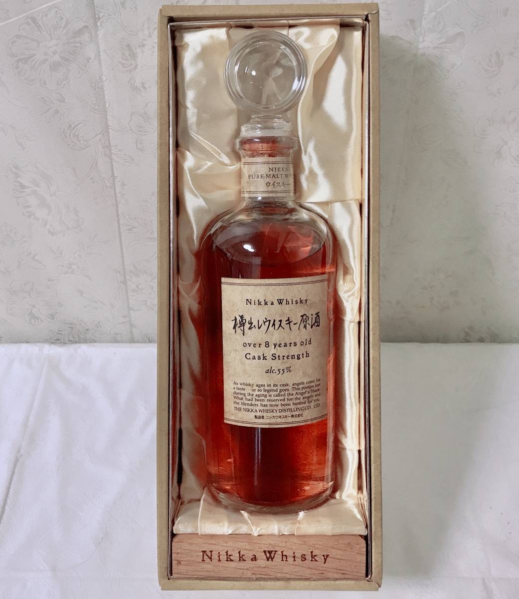 古酒 未開栓 Nikka Whisky 樽出しウイスキー原酒 Over 8years old Cask