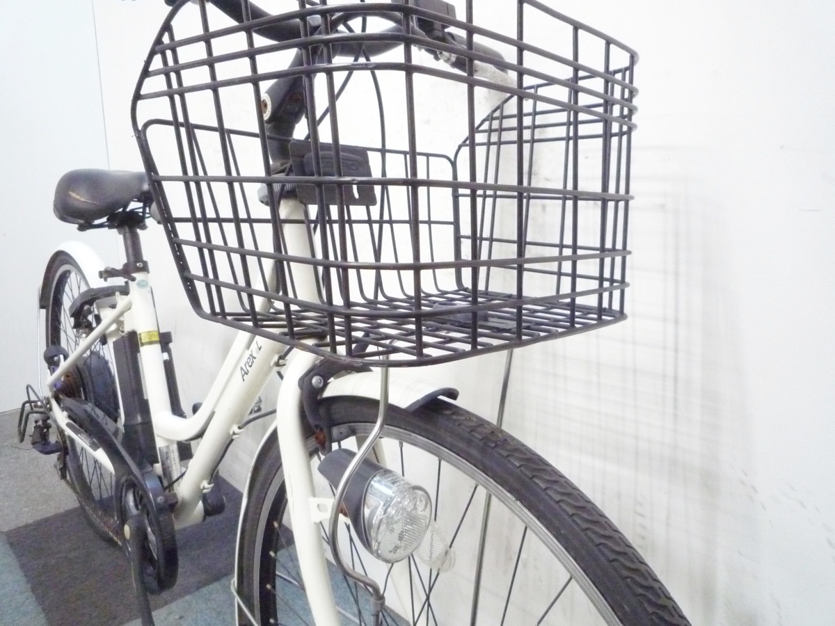 電動自転車 26インチ Arex +L エアロアシスタント 6段変速 5Ah 