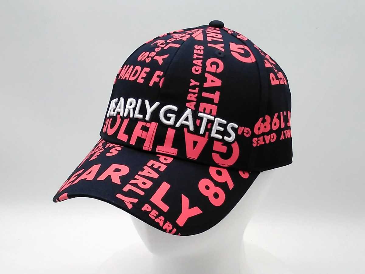 送料無料，100%新品 新作 正規品タグ付 パーリーゲイツ総柄ロゴ プリントキャップ UNISEX(パーリーゲイツ)｜売買されたオークション情報、yahooの商品情報をアーカイブ公開 - オークファン キャップ