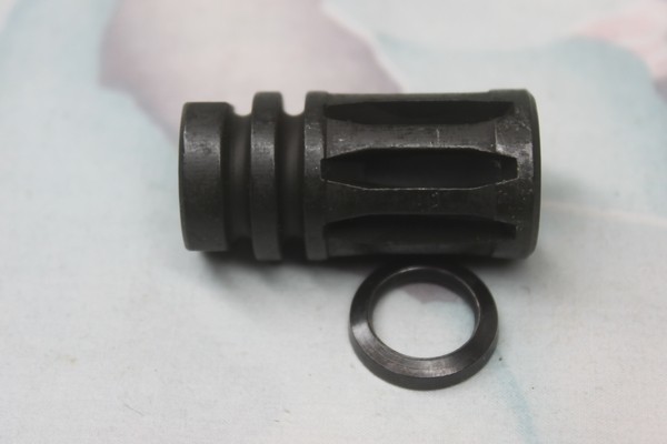 J15米軍□実物 フラッシュハイダー クラッシュワッシャー付き M4/M16/AR-15