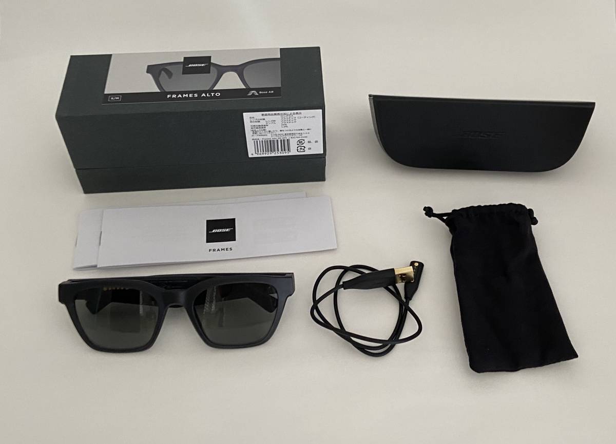 【新品，品質保証】 BOSE FRAMES ALTO ワイヤレスオーディオサングラス & オプション偏光レンズ ミラードシルバー(BOSE)｜売買されたオークション情報、yahooの商品情報をアーカイブ公開 - オークファン BOSE