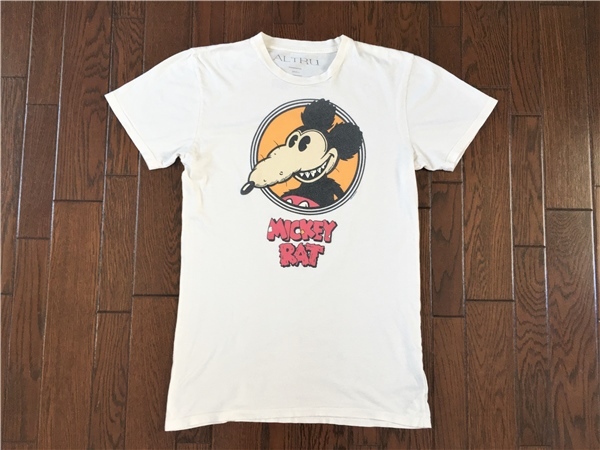 ｕｓａ製 ａｌｔｒｕ オールトゥルー ミッキーラット ｍｉｃｋｅｙ ｒａｔ ｔシャツ ｓ アメリカ製 パロディ 面白 イラスト キャラクター 売買されたオークション情報 Yahooの商品情報をアーカイブ公開 オークファン Aucfan Com