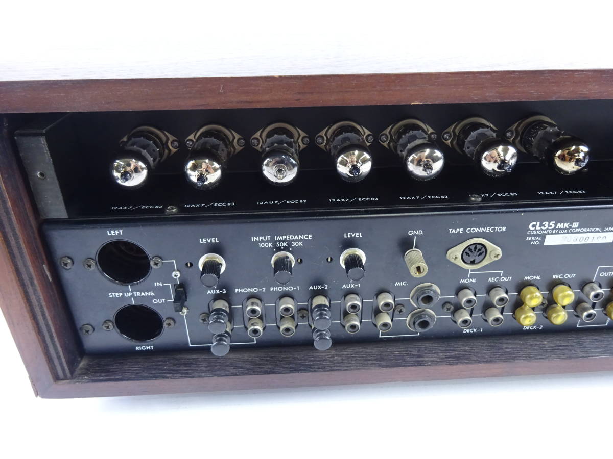 LUXMAN ラックスマン CL35 MK-III 管球式コントロールアンプ CL-35