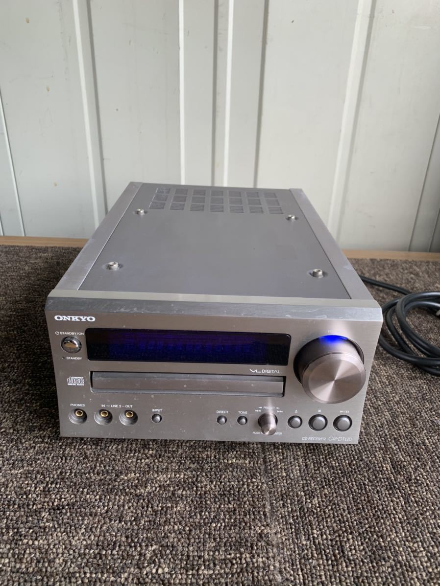 ジャンク品 ONKYO CD/FMチューナーアンプ CR-D1LTD ONKYO CR-D1LTD CD⁄FMチューナーアンプ ジャンク CR-D1LTD(H) CD CR-D1