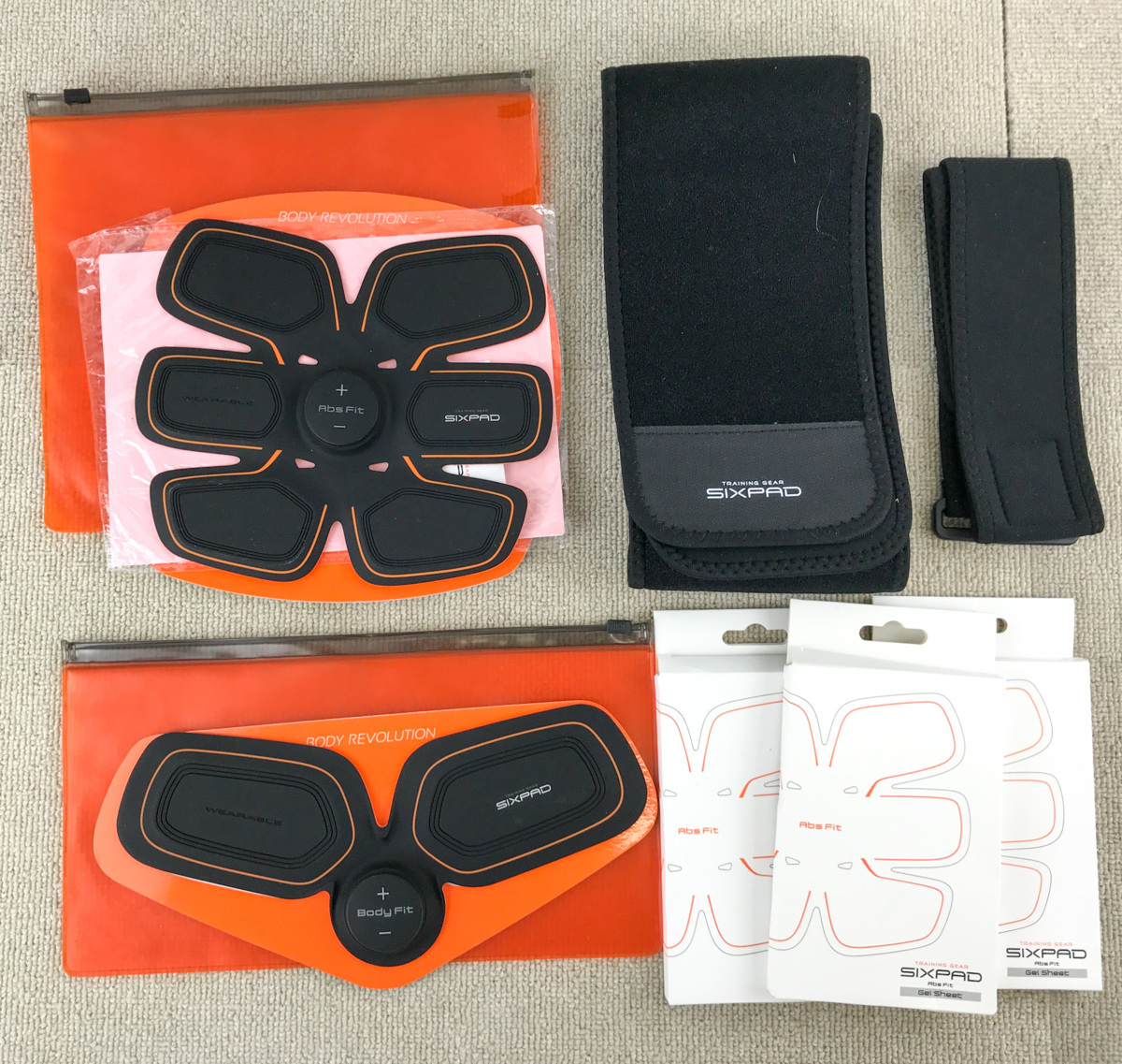 人気セール，HOT 品 EMSマシン SIXPAD AbsFit/BodyFit/純正ジェルシート セット MTG(その他)｜売買されたオークション情報、yahooの商品情報をアーカイブ公開 - オークファン その他