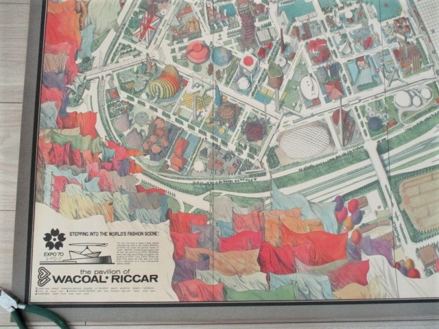 ◇◇伊坂芳太良 '70年 大阪万博 鳥観図 ポスター(大判) 「Bird's Eye