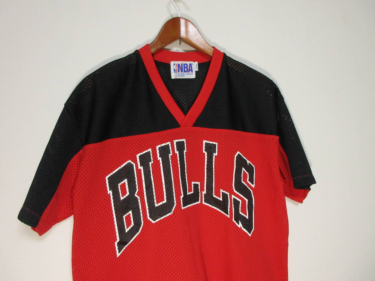 NBA Chicago Bulls メッシュ ユニフォーム、美品。 美品 希少 90sビンテージ NBA CHICAGO BULLS シカゴブルズ メッシュ
