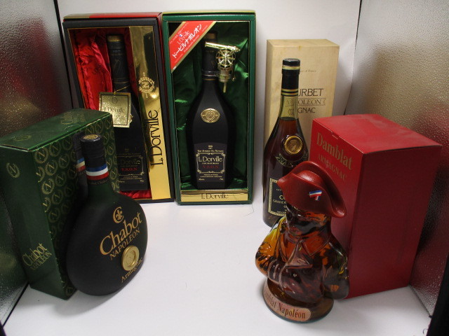 お買い得，2025 古酒 ブランデー アルマニャック コニャック L.Dorvillel VSON Chabot COUBET Damblat 5本 箱付き(その他)｜売買されたオークション情報、yahooの商品情報をアーカイブ公開 - オークファン コニャック