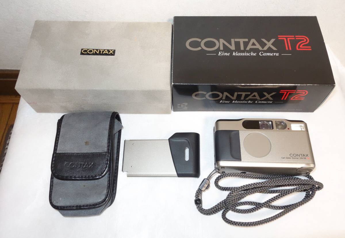 【美品】 CONTAX T2 / データバック データバック t2 CONTAX contax T2 - T2（データバック付） | Yahoo