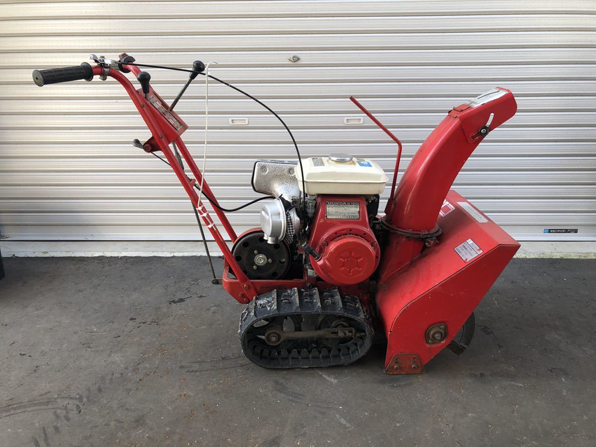 小さな赤い除雪機 ホンダ s35a エンジンg150 北海道旭川発 実働 中古 ホンダ s35a エンジンg150 北海道旭川発 実働 小さな赤い除雪機 ホンダ