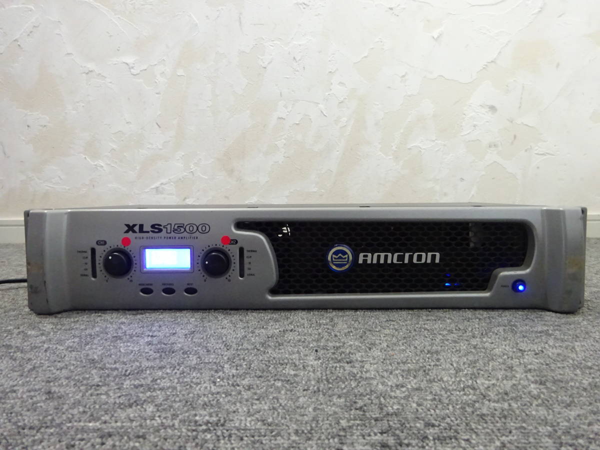【希少/動作品】AMCRON XLS1500 パワーアンプ アムクロン 音響機材 アムクロン AMCRON XLS1500 Yahoo!オークション メルカリ サウンド