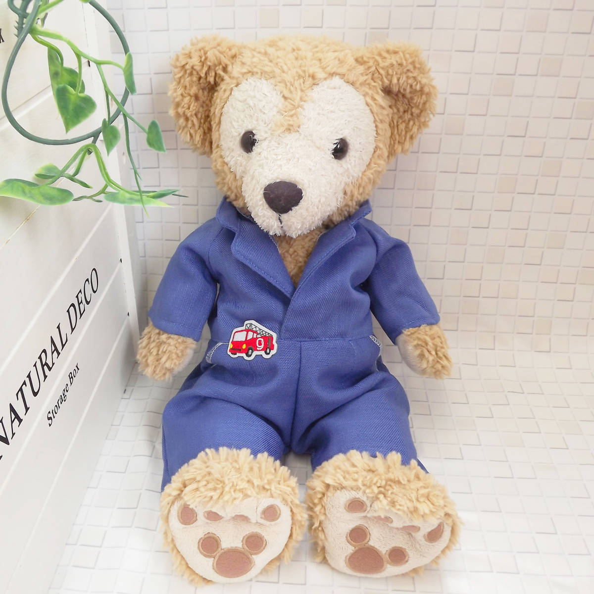 ディズニーベア ダッフィー コスチューム Sサイズ用 つなぎ 作業服 青紫 ダッフィー こもれび D 166 ダッフィー 売買されたオークション情報 Yahooの商品情報をアーカイブ公開 オークファン Aucfan Com