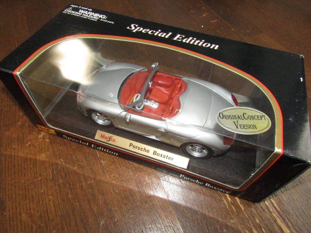 Maisto Special Edition Porsche Boxster 1:18 開封品