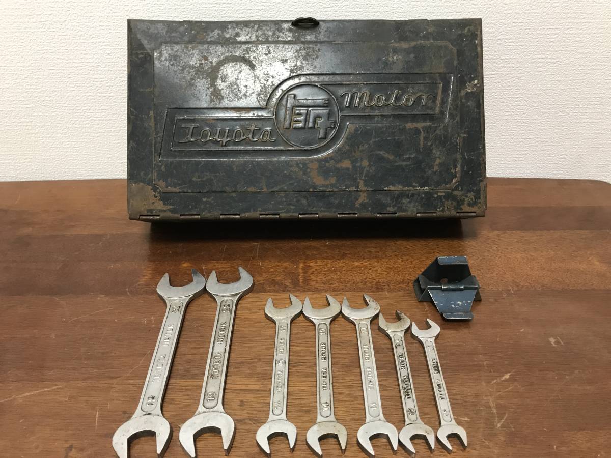 トヨタ純正 ツールボックス 旧ロゴ 工具箱 当時物 道具箱 TOYOTA