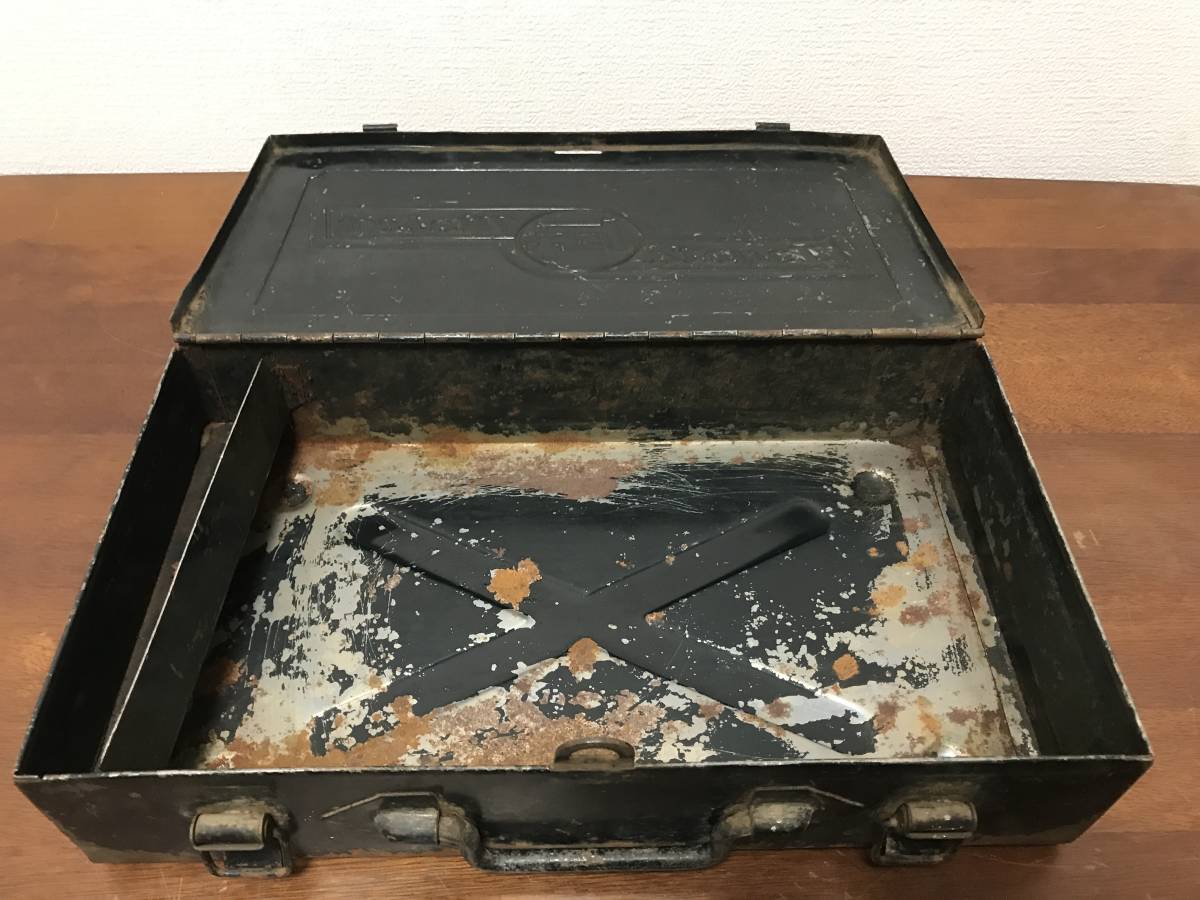 トヨタ純正 ツールボックス 旧ロゴ 工具箱 当時物 道具箱 TOYOTA