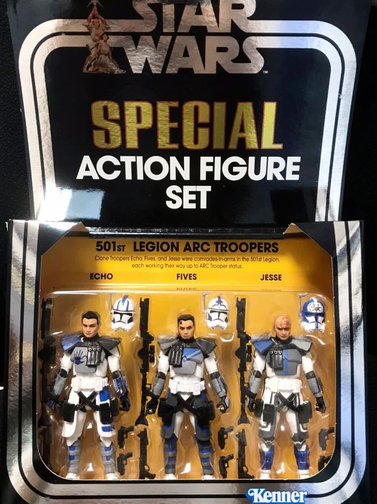 新品未開封 スターウォーズ ヴィンテージコレクション ARCトルーパー3体セット 日本未発売】希少 スターウォーズ ヴィンテージコレクション ARC