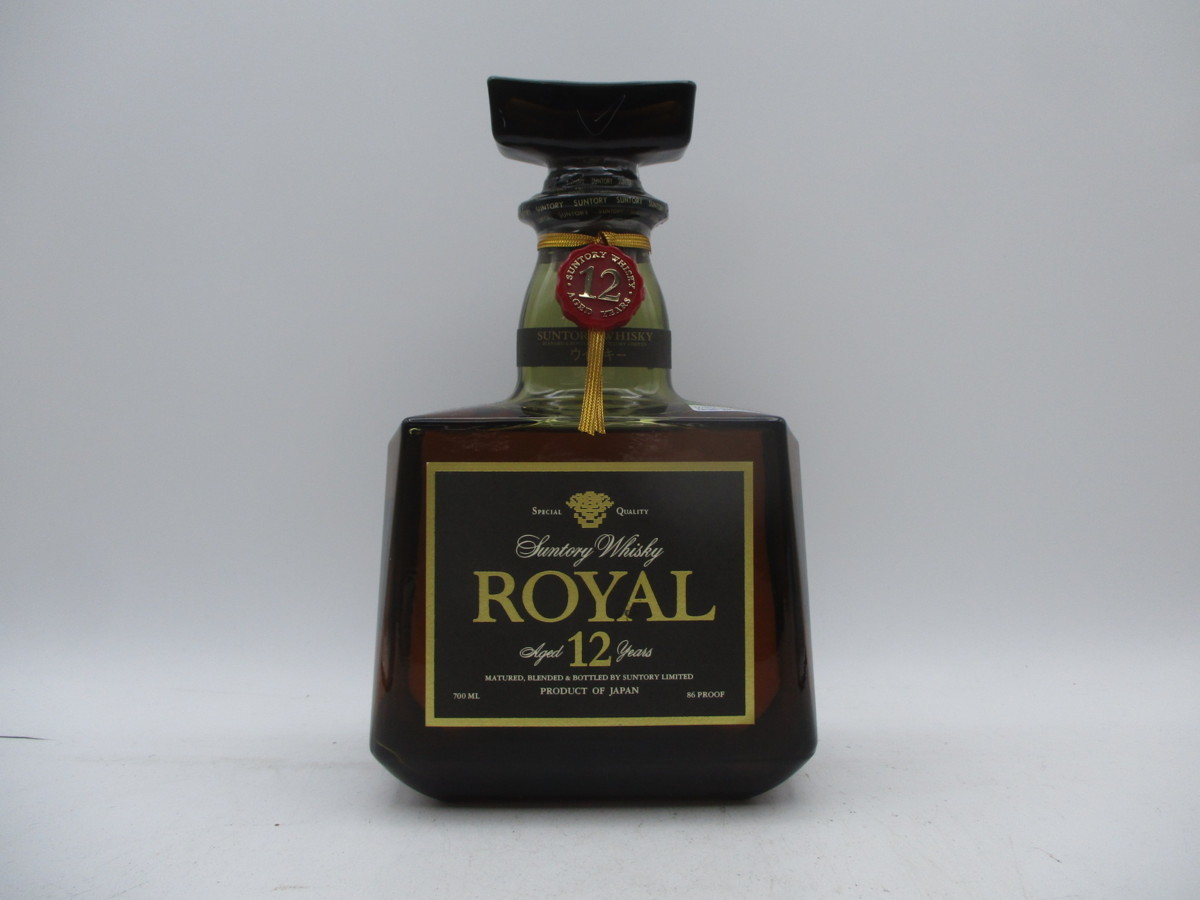 SALE，得価 同梱OK商品 SUNTORY WHISKY ROYAL サントリー ウイスキー ローヤル 12年 国産 700ml 43％ 未開栓 古酒 F77905(日本)｜売買されたオークション情報、yahooの商品情報をアーカイブ公開 - オークファン 日本