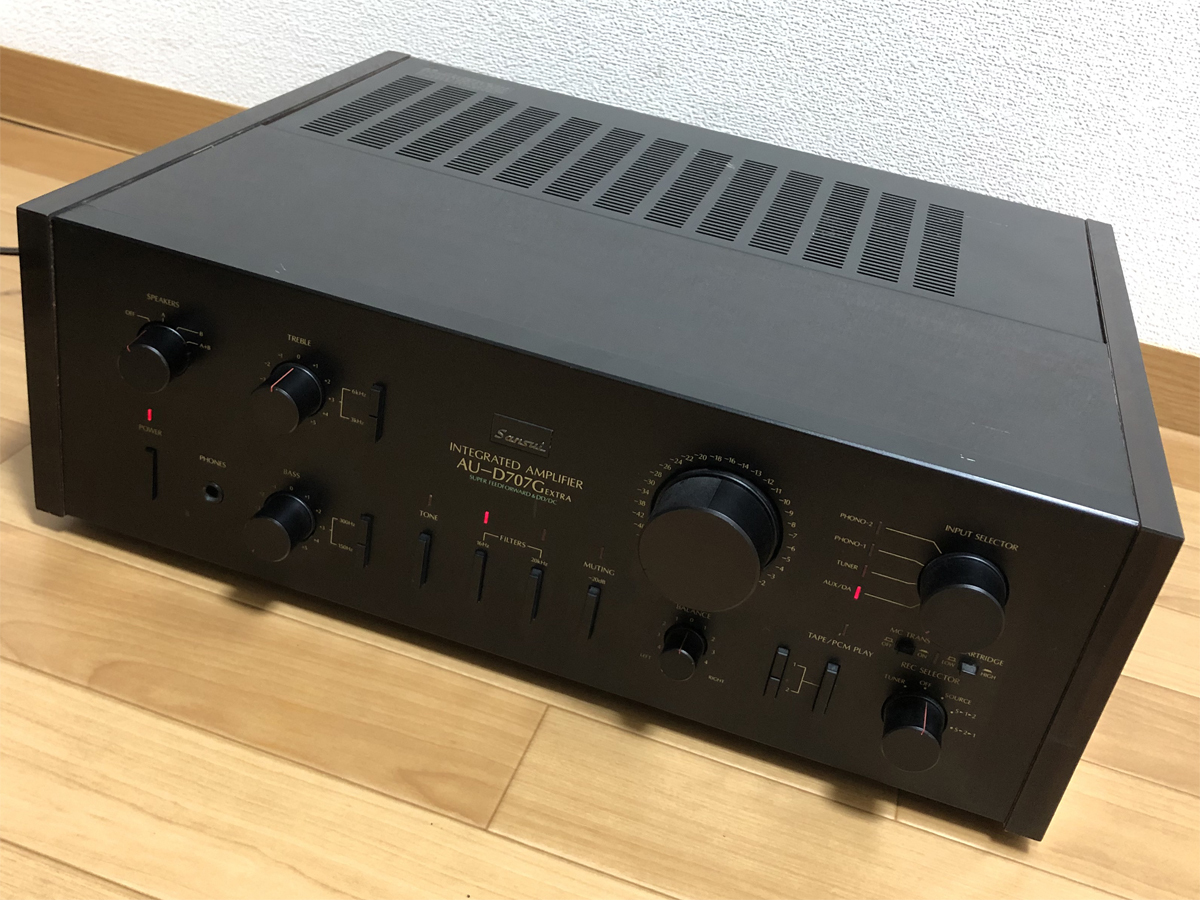 サンスイ AU-D707G Extra EXTRA SANSUI プリメインアンプ 通電のみ確認