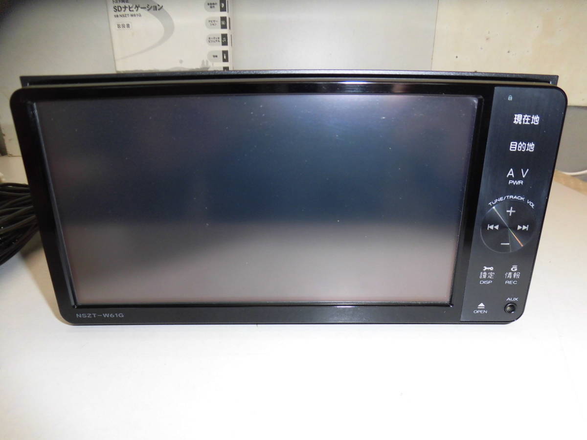 Yahoo!オークション - TOYOTA純正ナビ NSZT-W61G SDナビ フルセグ