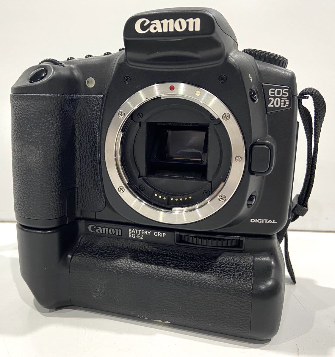 20909C☆ Canon EOS 20D BATTERY GRIP BG-E2 セット ♪配送方法